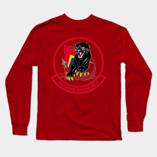 Panthers Bleed Red Long Sleeve T-Shirt